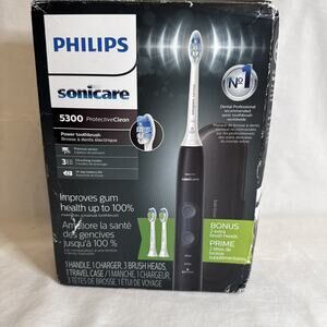 Philips Sonicare ProtectiveClean 5300 Electric Toothbrush, Black